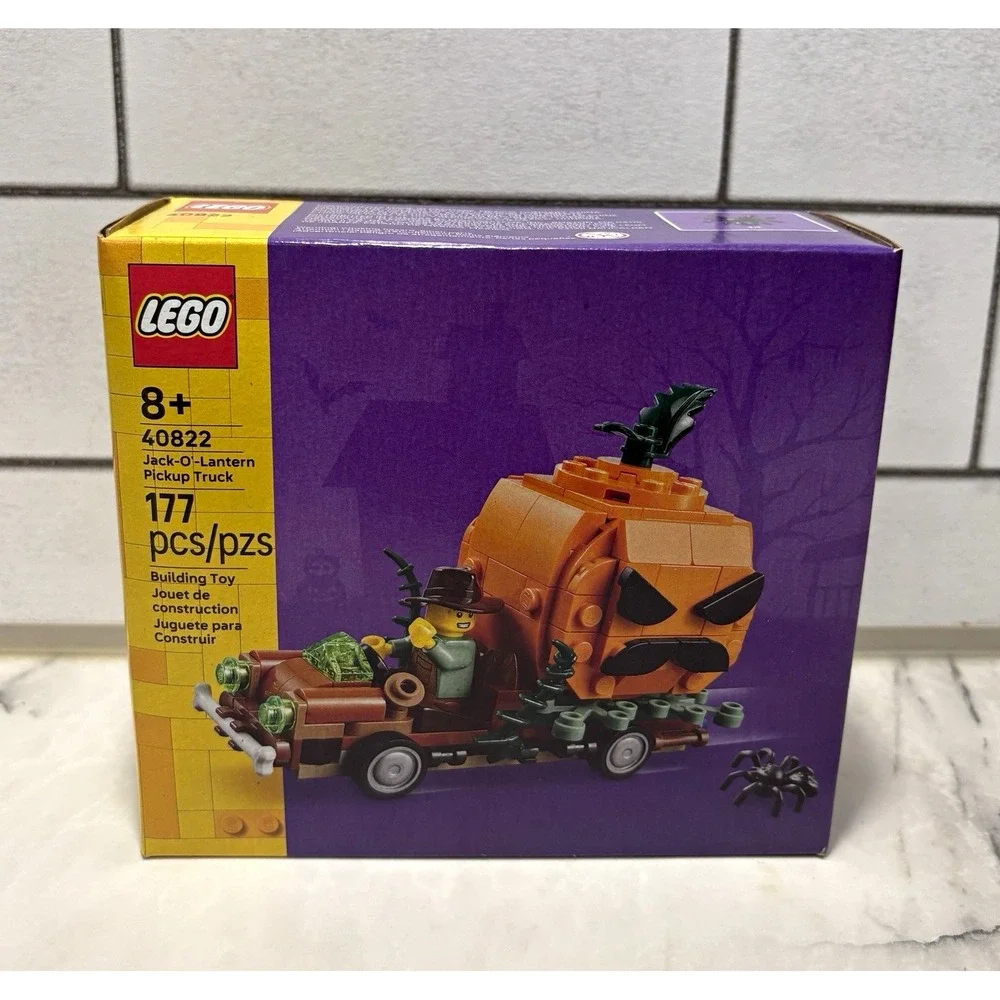 LEGO 40822 Jack-O'-Lantern Pickup Truck Halloween 177 Pieces NEW SEALED Retiring